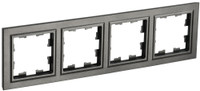 BRITE Рамка 4 поста РУ-4-БрТБ темная бронза (IEK) BR-M42-K45