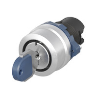 Головка переключателя с ключом на 3 положения с возвратом стандартная ручка, черный, алюминий (DKC) M22S-KM3A