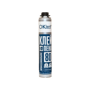 Клей-пена профессиональная универсальная Oklent 80 (950гр) (Руфкомплект) 343725