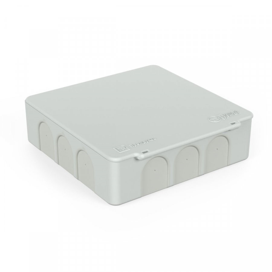 Коробка распределительная 60-0302 для прямого монтажа двухкомпонентная безгалогенная (HF) 100х100х30 (Промрукав)