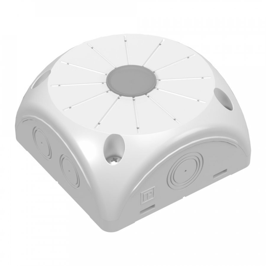 Коробка распределительная для видеокамер двухкомпонентная безгалогенная (HF) белая 100х100х50 (20шт/кор) (Промрукав) 60-0500-9003