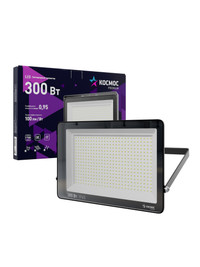 Прожектор светодиодный КОСМОС PREMIUM 300Вт, 30000 Лм, IP65, 6500К (Космос) KOS_PR_LED_300