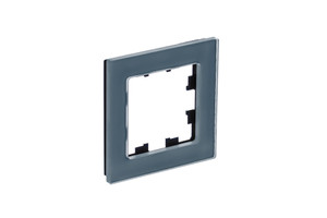 ATLASDESIGN NATURE 1-постовая РАМКА, НАТУРАЛЬНОЕ СТЕКЛО, ГРИФЕЛЬ (Systeme Electric) ATN360701