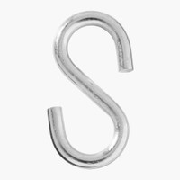 Крючок S-образный 3мм покрытие цинк (Крепдил) Hook-3mm