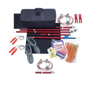 КСЗ-2Э 204 Премиум Комплект средств защиты в эл.  установках свыше 1000В, с протоколом испытаний (Электро Трейд) ET-KSZ-2E-P204