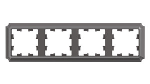 ATLASDESIGN ANTIQUE 4-постовая рамка, универсальная, МОККО (Systeme Electric) ATN100604