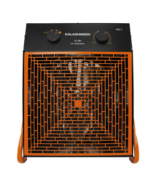 Пушка тепловая электрическая на 9 кВт, E9-32 (KALASHNIKOV) KVF-E9-32