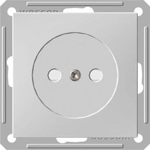 W59 Розетка скрытая без заземления в рамку  белая (Systeme Electric) RS16-151-1-86