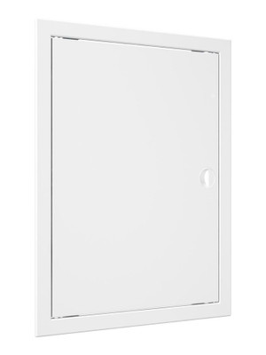 Люк-дверца ревизионная с ручкой, из ABS пластика 318х418 и с фланцем 296х396 (EVECS) Л3040Р
