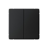 ARTGALLERY 2-клавишный выключатель, сх.5, 10АХ, механизм, карбон (Systeme Electric) GAL001051