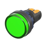 Индикатор сигнальный со встроенным диодом 9-24В, зеленый (DKC) M22L-F24GPP