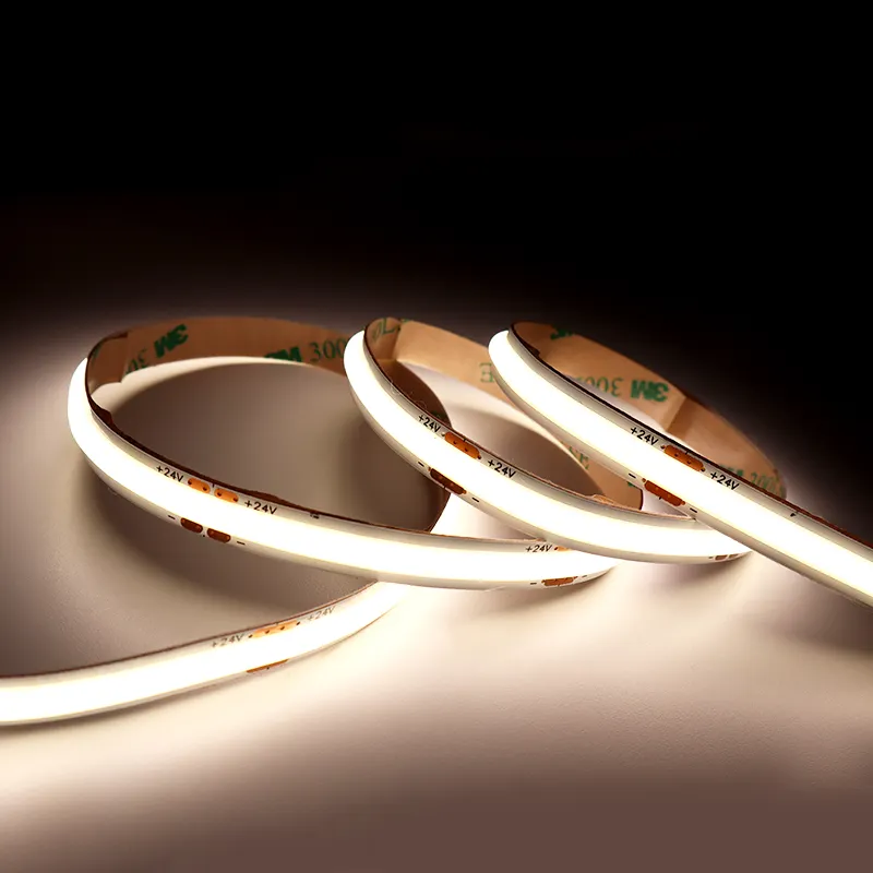 Лента LED 14W/m 24V 4000K 5m х10 mm I 65 SMD COB 528LED/m (упаковка 5 м) (Вартон) VLS-65-14-COB-10-528-40