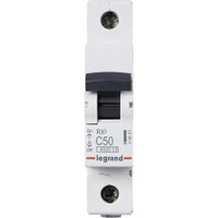 Выключатель автоматический однополюсный RX3 4,5 кА C 50 А (Legrand/Daccord) 419669