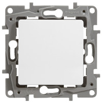 ETIKA Переключатель одноклавишный белый винтовые зажимы 10A (Legrand/Daccord) 672205
