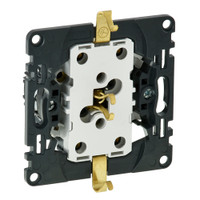 Valena IN MATIC Розетка силовая двойная 2х2К+З 16А 250В безвинтовые зажимы (Legrand/Daccord) 753027