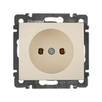 VALENA Розетка без заземления без шторок в рамку слоновая кость (Legrand/Daccord) 774316