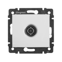 VALENA Розетка телевизионная TV звезда в рамку белая 1.5дБ (Legrand/Daccord) 774429