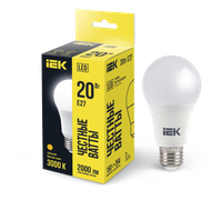 Лампа светодиодная A70 груша 20Вт 230В 3000К E27 IEK (IEK) LLE-A60-20-230-30-E27