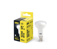 Лампа светодиодная R50 рефлектор 5Вт 230В 4000К E14 IEK (IEK) LLE-R50-5-230-40-E14