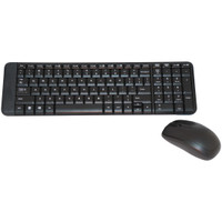 Комплект клавиатура + мышь беспроводной MK220, черный (Logitech) 920-003236