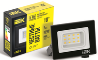 Прожектор СДО 06-10 светодиодный черный IP65 4000K (IEK) LPDO601-10-40-K02