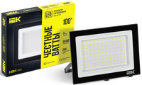 Прожектор СДО 06-100 светодиодный черный IP65 6500K (IEK) LPDO601-100-65-K02