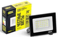 Прожектор СДО 06-20 светодиодный черный IP65 6500K (IEK) LPDO601-20-65-K02