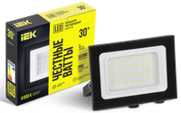 Прожектор СДО 06-30 светодиодный черный IP65 4000K (IEK) LPDO601-30-40-K02