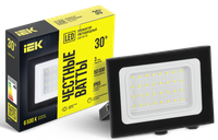 Прожектор СДО 06-30 светодиодный черный IP65 6500K (IEK) LPDO601-30-65-K02