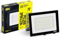 Прожектор СДО 06-70 светодиодный черный IP65 6500K (IEK) LPDO601-70-65-K02
