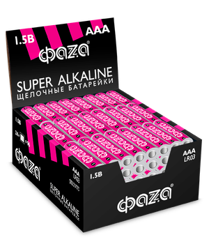 Элемент питания AAA LR03 Super Alkaline Shrink-4 (ФАZА) 2854674