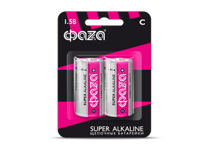 Элемент питания LR14 Super Alkaline, блистер, 2шт. (ФАZА) 2858504