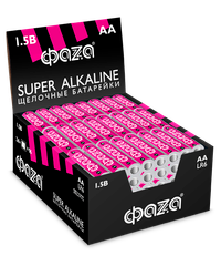 Элемент питания алкалиновый, LR 6(АА) Super Alkaline 4шт (ФАZА) 2854643