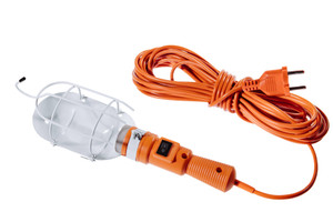 Светильник переносной 60вт 25м с выключателем и с решеткой (Переноска) ЛСУ-1