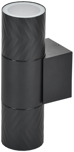 LIGHTING Светильник уличный 5108 настенный под лампу 2хGU10 IP65 черный IEK (IEK) LT-UBU0-5108-GU10-2-K02