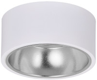 LIGHTING Светильник 4017 накладной потолочный под лампу GX53 белый/хром IEK (IEK) LT-UPB0-4017-GX53-1-K54