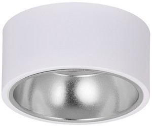 LIGHTING Светильник 4017 накладной потолочный под лампу GX53 белый/хром IEK (IEK) LT-UPB0-4017-GX53-1-K54
