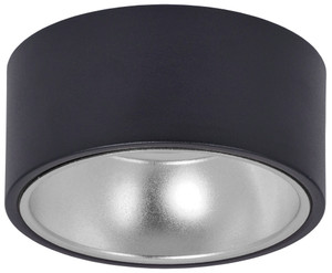 LIGHTING Светильник 4017 накладной потолочный под лампу GX53 черный/хром IEK (IEK) LT-UPB0-4017-GX53-1-K56