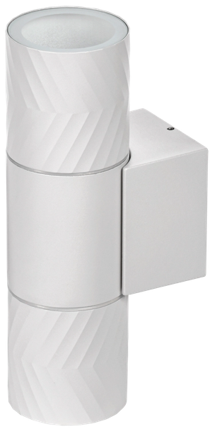 LIGHTING Светильник уличный 5108 настенный под лампу 2хGU10 IP65 белый IEK (IEK) LT-UBU0-5108-GU10-2-K01