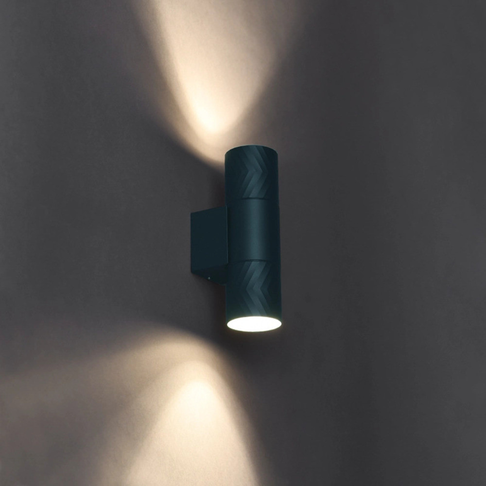 LIGHTING Светильник уличный 5108 настенный под лампу 2хGU10 IP65 серый IEK (IEK) LT-UBU0-5108-GU10-2-K03
