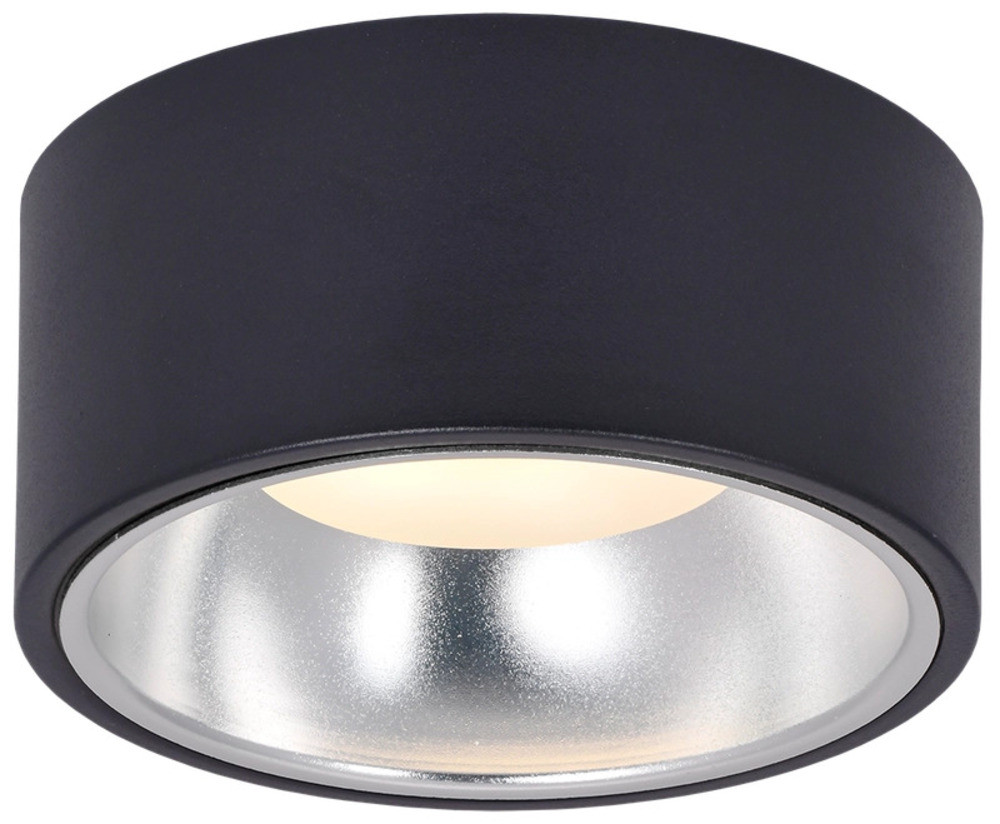 LIGHTING Светильник 4017 накладной потолочный под лампу GX53 черный/хром IEK (IEK) LT-UPB0-4017-GX53-1-K56