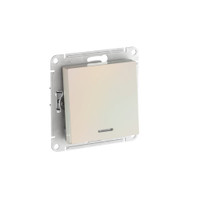 ATLASDESIGN 1-клавишный ВЫКЛЮЧАТЕЛЬ с подсветкой ,сх.1а, 10АХ, быстрозажимные клеммы, ЖЕМЧУГ (Systeme Electric) ATN000413S