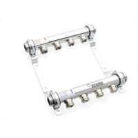 Коллектор распределительный HLV на 5 групп нерж. сталь (РЕХАУ) 11102071001