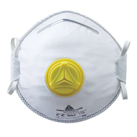 Респираторная маска FFP2 с клапаном выдоха (упаковка 10 шт.) (Delta Plus) M1200VC