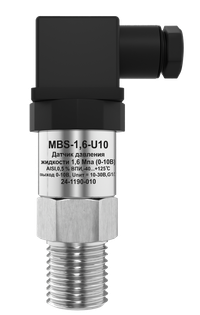 Датчик давления жидкости 0,6 Мпа, 4-20 мА, наружная резьба G1/2 (RGP) MBS-0,6-I