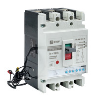 Выключатель автоматический ВА-99М 100/100А 3P 50кАс эл. расцепителем, доп. контактом, расширителями выводов (EKF) mccb99-100-100me-ax-ocp