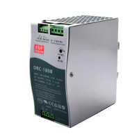 Блок питания AC-DC с функцией UPS, 180Вт, вход 90-264В АС,127-370В DC, выход 1: 27.6В,0-3.5 (2.25 ном.) А, выход зарядного устройства 27.6В,1.25А, в корпусе (Mean Well) DRC-180B