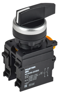 Переключатель длин. ручка 3 полож. возвр. 2NO MASTER (IEK) MI-SW60-20XB33-4-25-3-K02