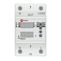 Реле напряжения и тока с с дисплеем MRVA 40A (EKF) MRVA-40A