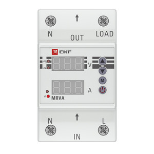 Реле напряжения и тока с с дисплеем MRVA 40A (EKF) MRVA-40A